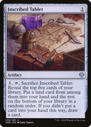 Inscribed Tablet (DMU-232)  Foil - Dominaria United