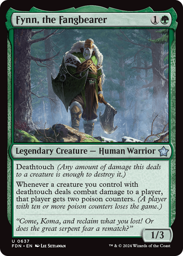 Fynn, the Fangbearer (FDN-637)  - Foundations