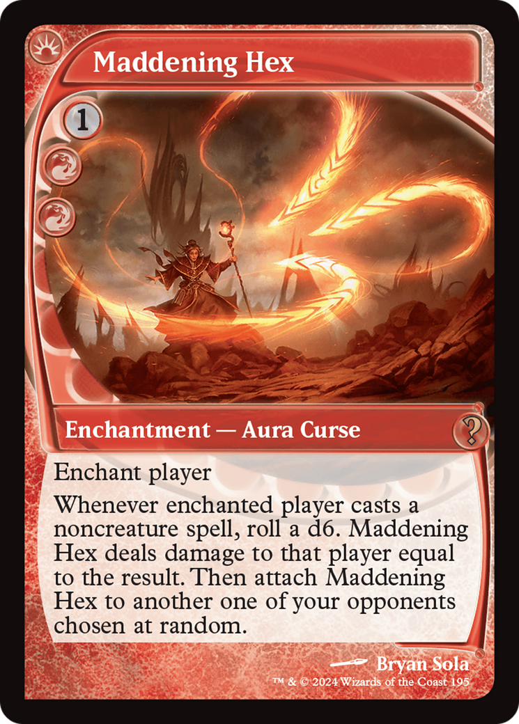 Maddening Hex (Future Sight) (MB2-195)  - Mystery Booster 2