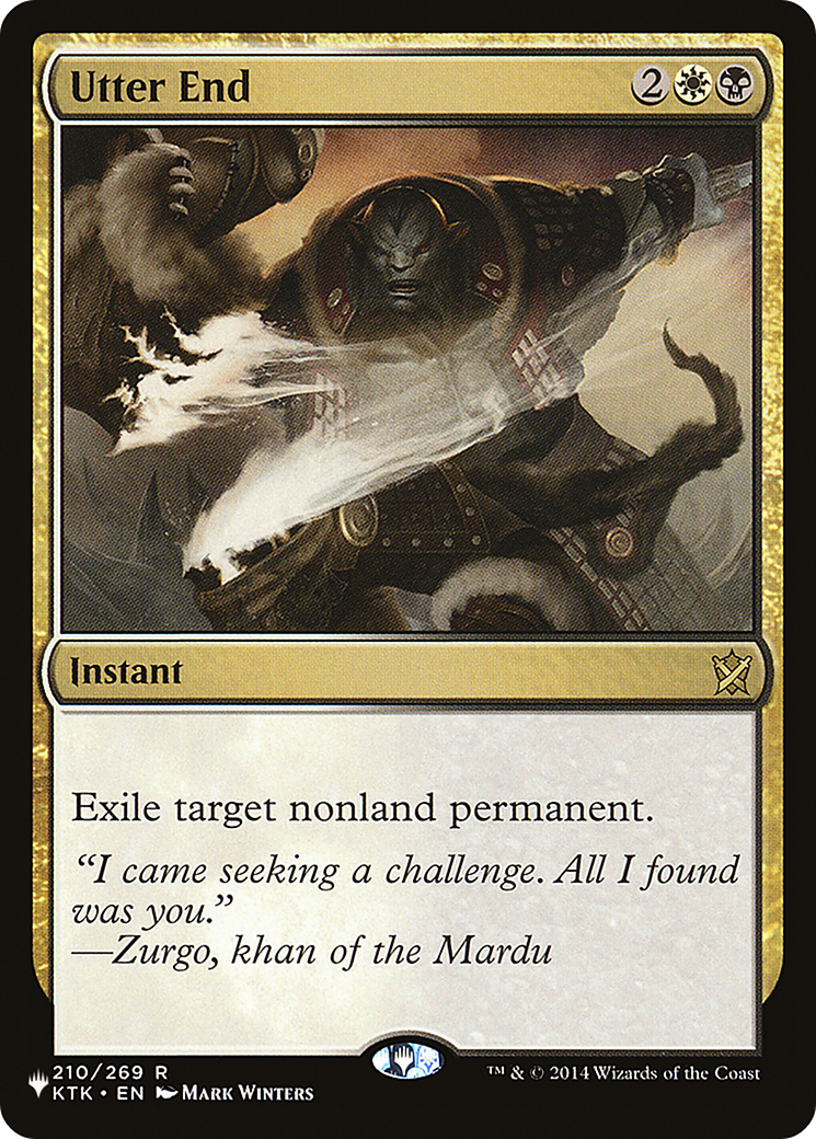 Utter End (LIST-KTK-210)  - The List