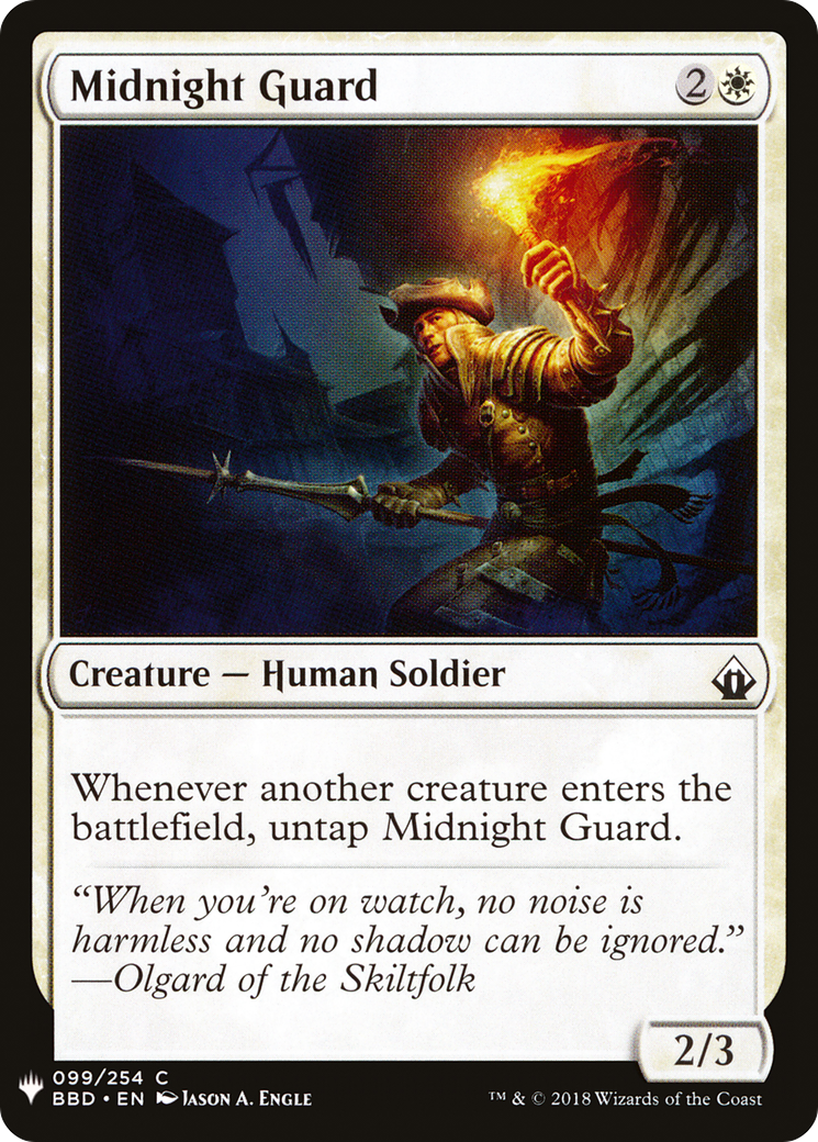 Midnight Guard (LIST-099)  - The List