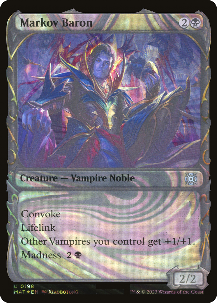 Markov Baron (Halo Foil) (MAT-198)  Foil - March of the Machine: The Aftermath: (Showcase)