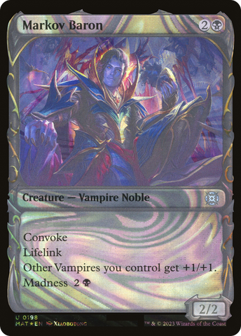 Markov Baron (Halo Foil) (MAT-198)  Foil - March of the Machine: The Aftermath: (Showcase)