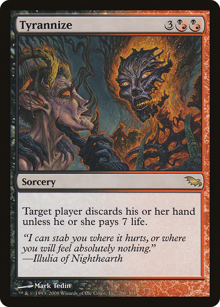 Tyrannize (SHM-201) - Shadowmoor Foil