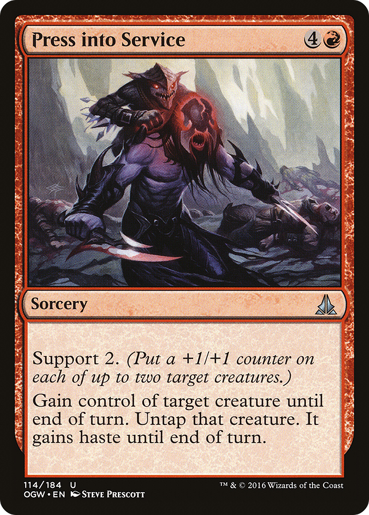 Press into Service (OGW-114)  Foil - Oath of the Gatewatch