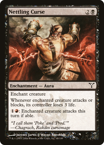 Nettling Curse (DIS-048)  Foil - Dissension
