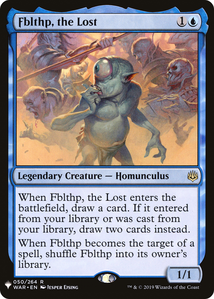 Fblthp, the Lost (LIST-WAR-50)  - The List