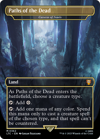 Paths of the Dead - Cavern of Souls (LTC-362)  - Tales of Middle-earth Commander / Paths of the Dead (Borderless)