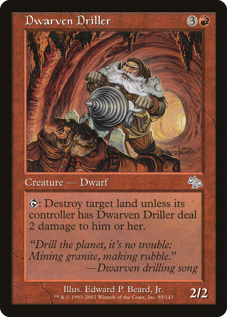 Dwarven Driller (JUD-085)  - Judgment