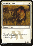 Savannah Lions (LIST-033)  - The List