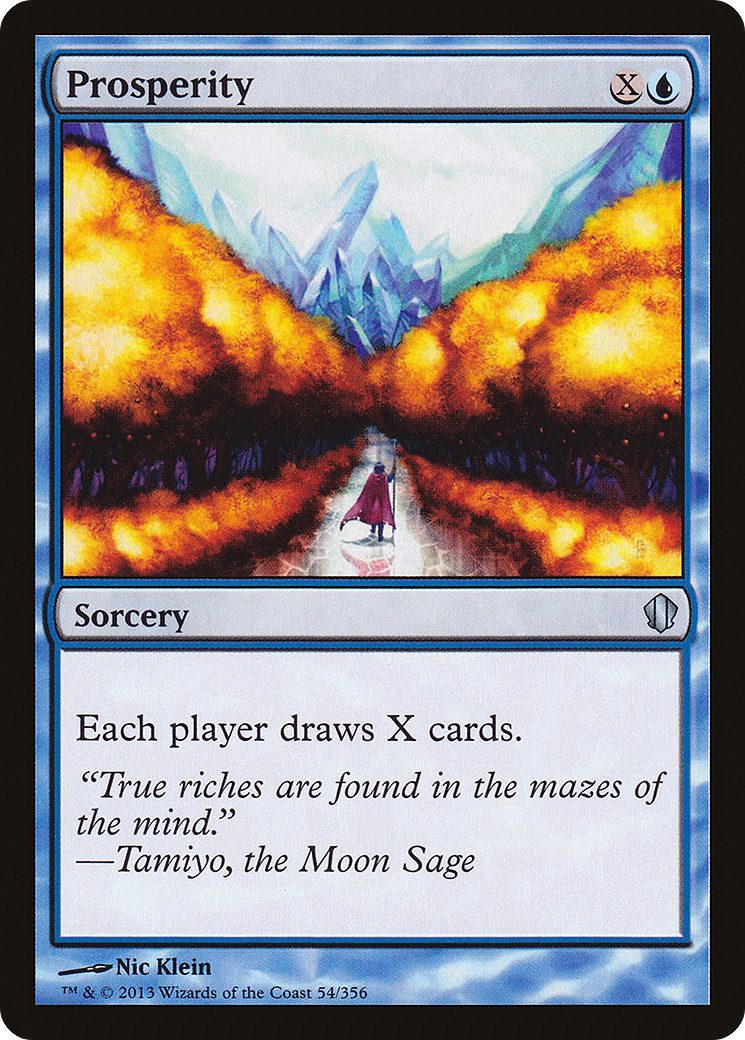 Prosperity (C13-054)  - Commander 2013