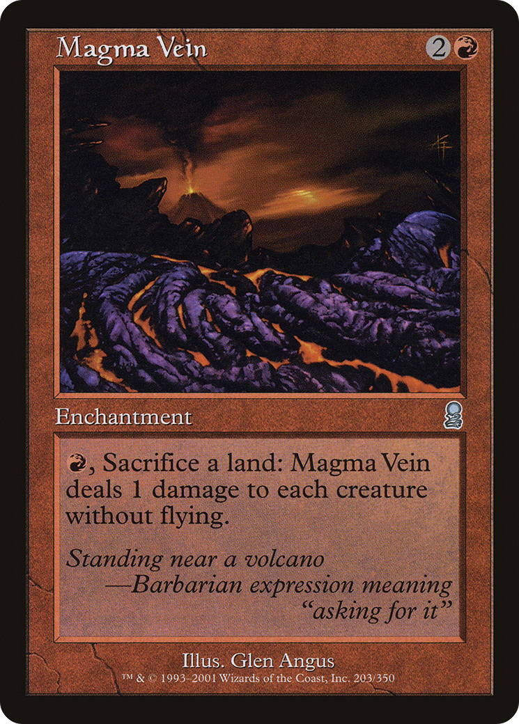Magma Vein (ODY-203)  Foil - Odyssey