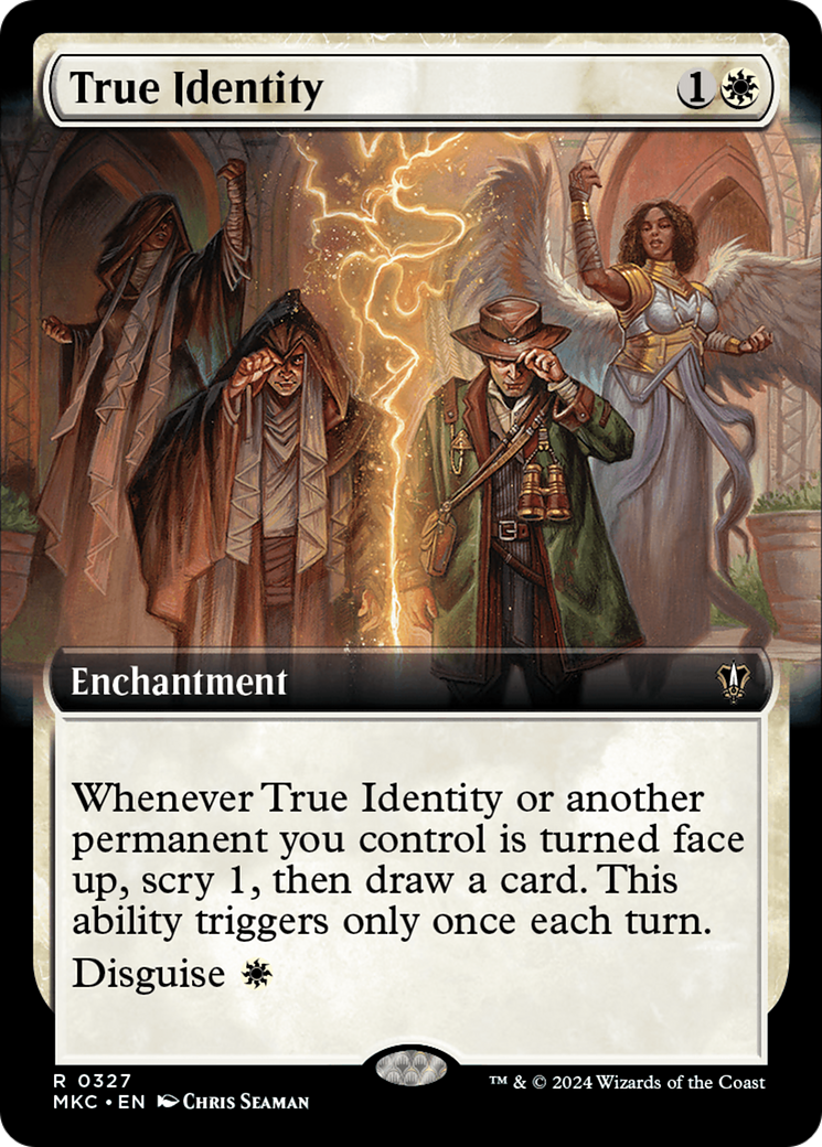 True Identity (Extended Art) (MKC-327) - Murders at Karlov Manor Commander: (Extended Art)