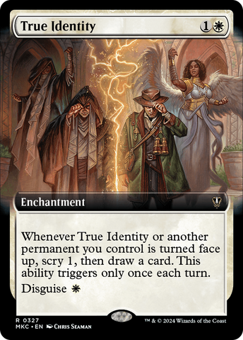 True Identity (Extended Art) (MKC-327)  - Murders at Karlov Manor Commander: (Extended Art)