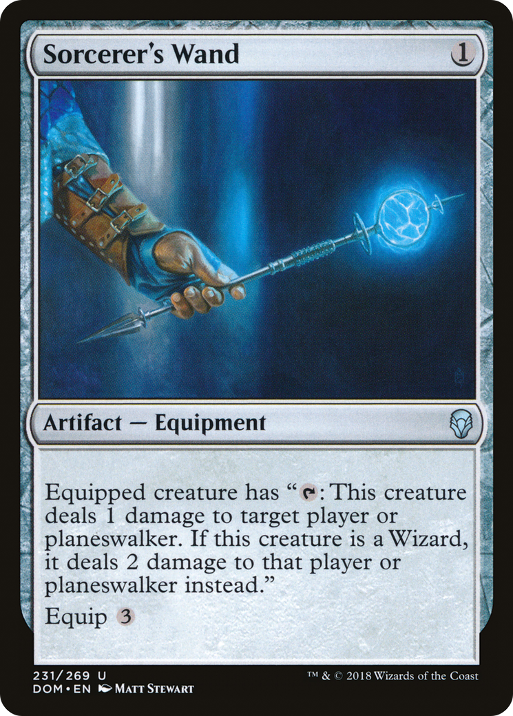 Sorcerer's Wand (DOM-231)  Foil - Dominaria