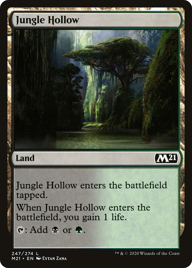 Jungle Hollow (M21-247)  Foil - Core Set 2021