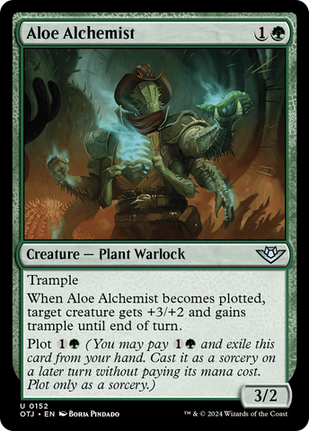 Aloe Alchemist (OTJ-152)  Foil - Outlaws of Thunder Junction