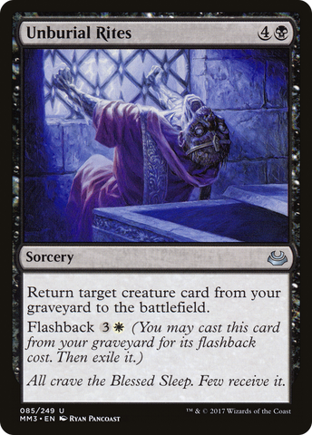 Unburial Rites (MM3-085)  - Modern Masters 2017