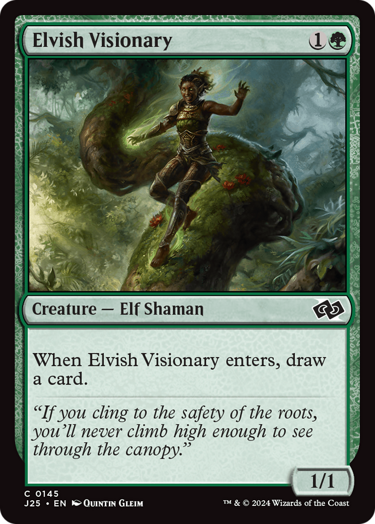 Elvish Visionary (J25-145)  - Foundations Jumpstart