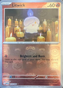 Litwick (Master Ball Pattern) 016/086  - Holofoil SV White Flare - Common