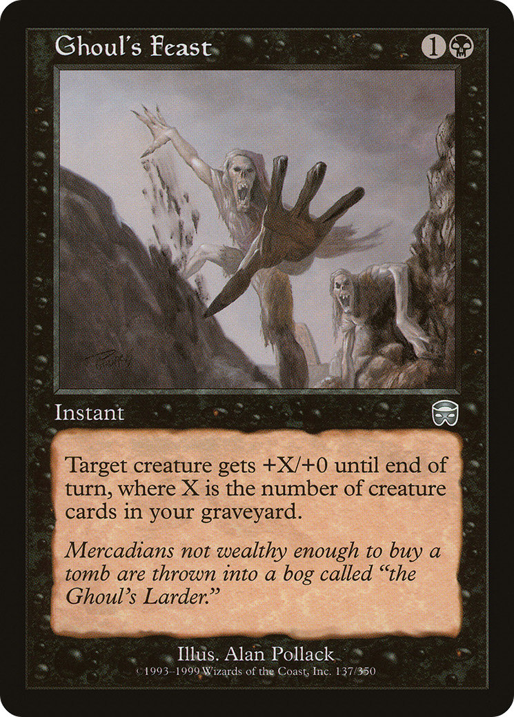 Ghoul's Feast (MMQ-137)  Foil - Mercadian Masques