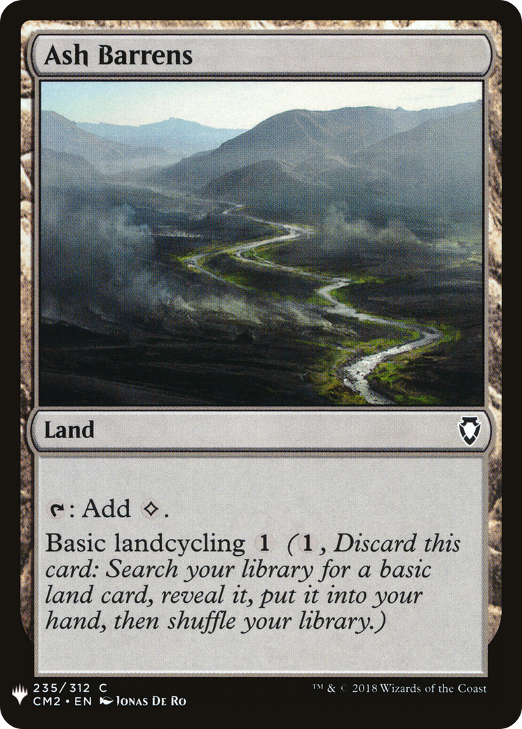 Ash Barrens (LIST-CM2-235)  - The List