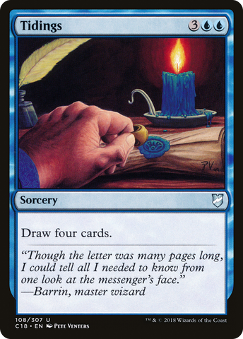 Tidings (C18-108)  - Commander 2018