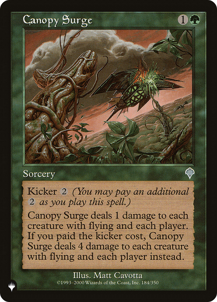 Canopy Surge (LIST-INV-184)  - The List