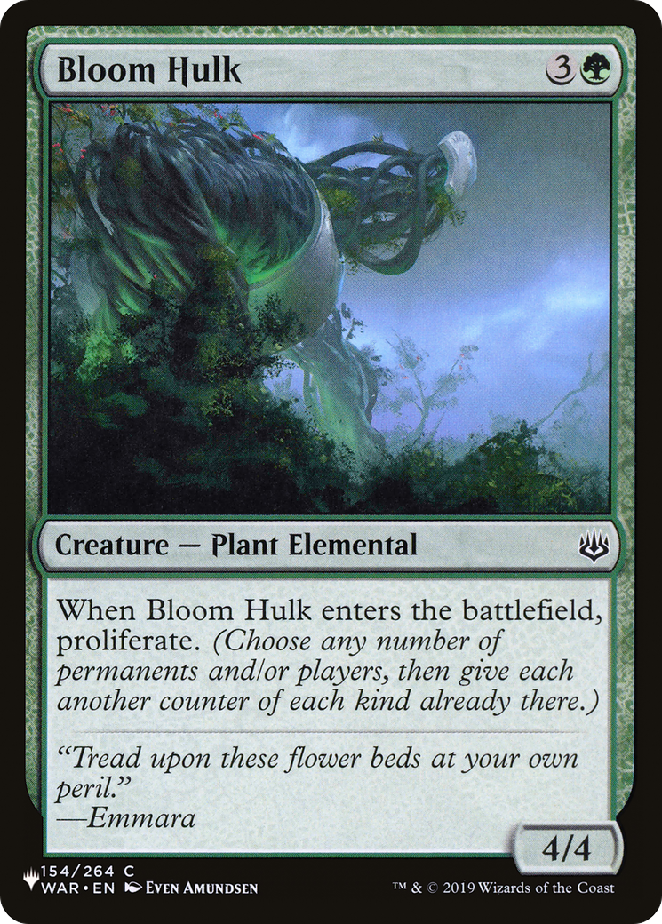 Bloom Hulk (LIST-WAR-154)  - The List