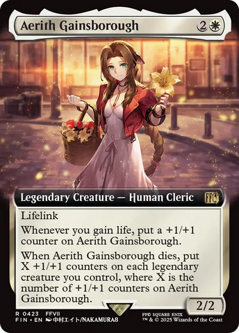 Aerith Gainsborough (Extended Art) (FIN-423)  - FINAL FANTASY: (Extended Art)