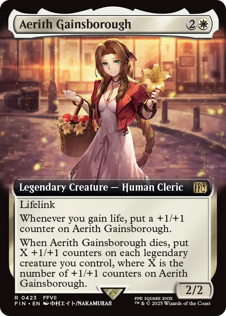 Aerith Gainsborough (Extended Art) (FIN-423)  - FINAL FANTASY: (Extended Art)