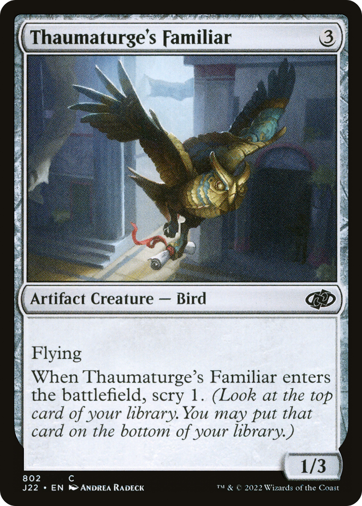 Thaumaturge's Familiar (J22-802)  - Jumpstart 2022