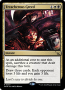 Treacherous Greed (PPMKM-237)  - Murders at Karlov Manor Promos