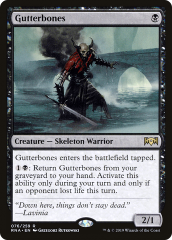 Gutterbones (RNA-076)  - Ravnica Allegiance