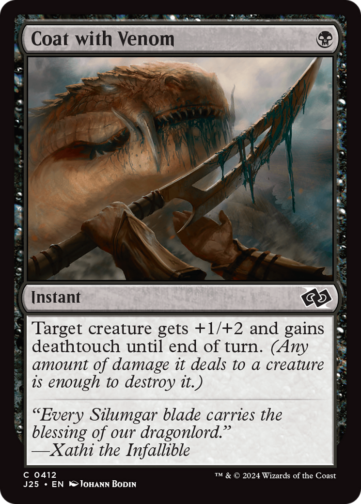 Coat with Venom (J25-412)  - Foundations Jumpstart