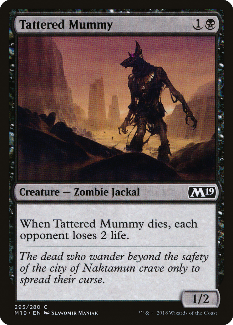 Tattered Mummy (M19-295)  - Core Set 2019