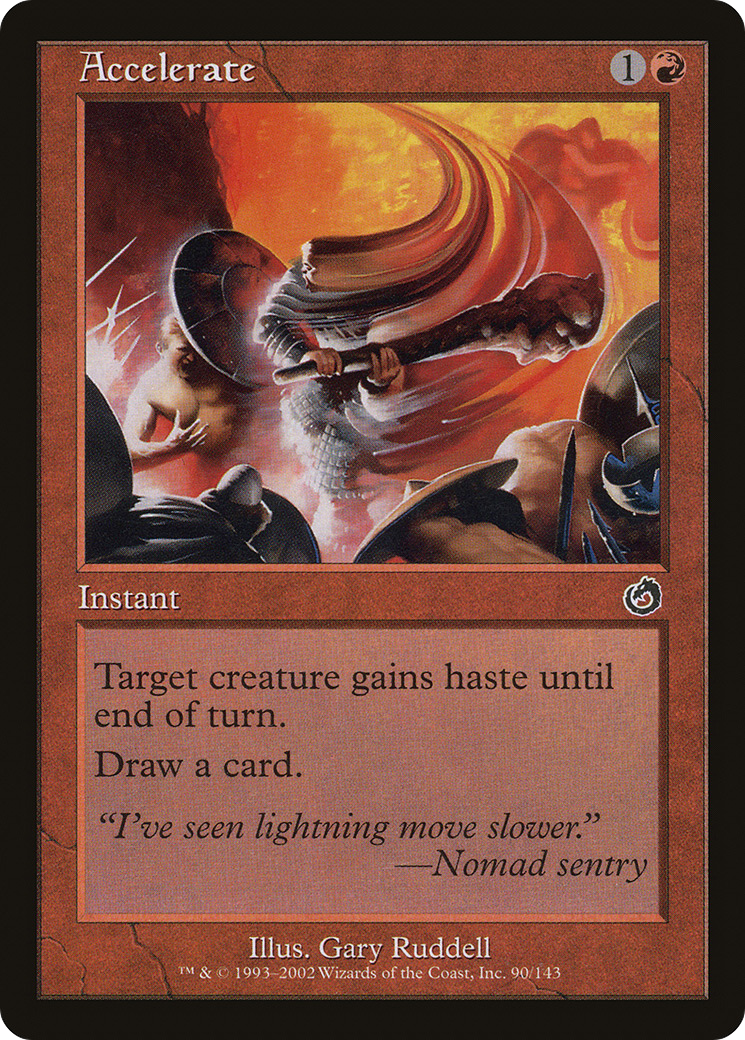 Accelerate (TOR-090)  Foil - Torment