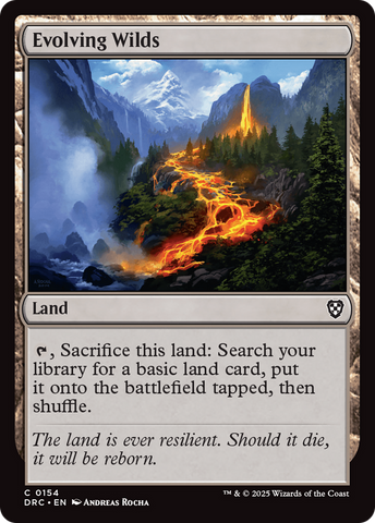 Evolving Wilds (0154) (DRC-154)  - Commander: Aetherdrift