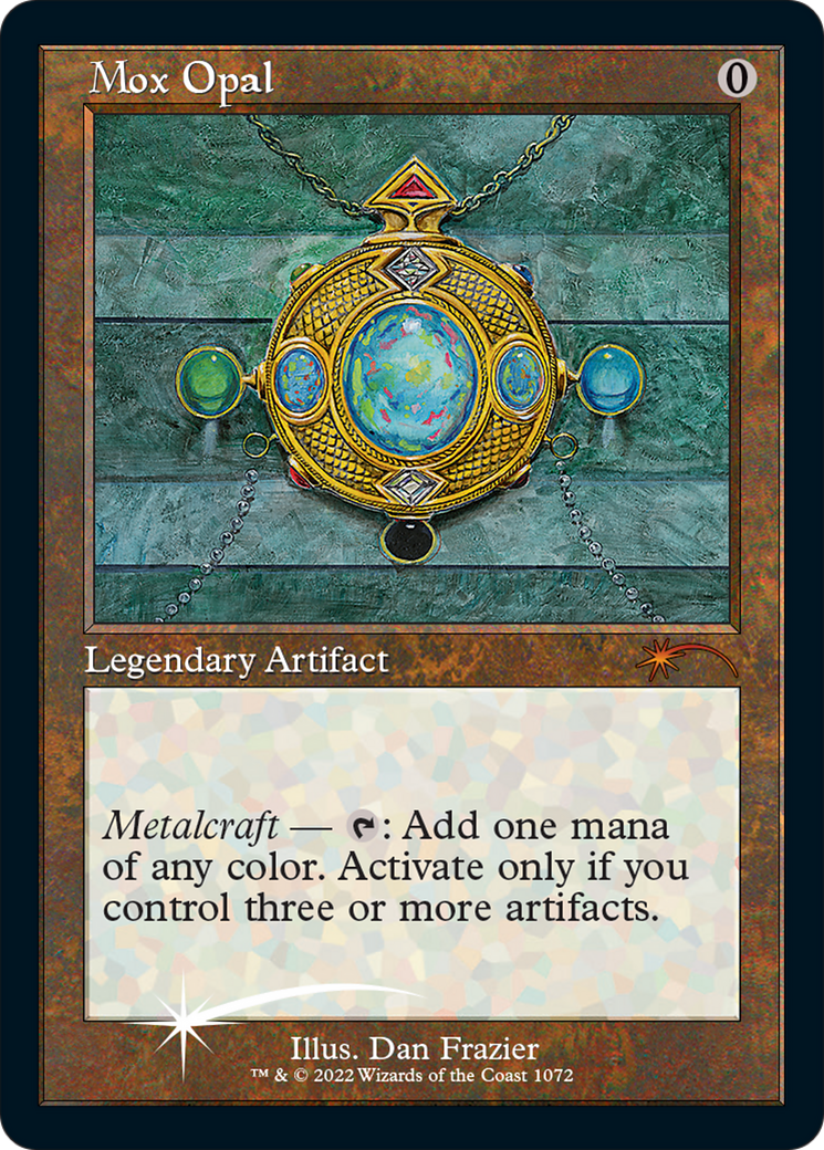 Mox Opal (Retro Frame) (Foil Etched) (SLD-1072)  Foil - Secret Lair Drop Series