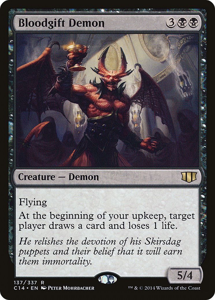 Bloodgift Demon (C14-137)  - Commander 2014