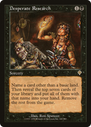 Desperate Research (INV-100)  Foil - Invasion