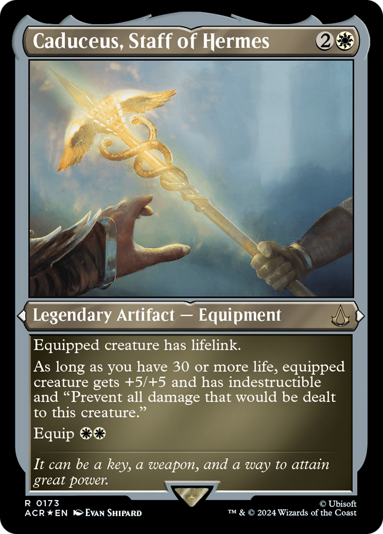 Caduceus, Staff of Hermes (ACR-173)  Etched Foil - Assassin's Creed