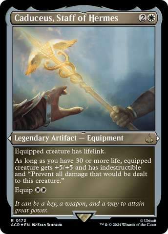 Caduceus, Staff of Hermes (ACR-173)  Etched Foil - Assassin's Creed