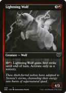 Lightning Wolf (DBL-435)  Foil - Innistrad: Double Feature