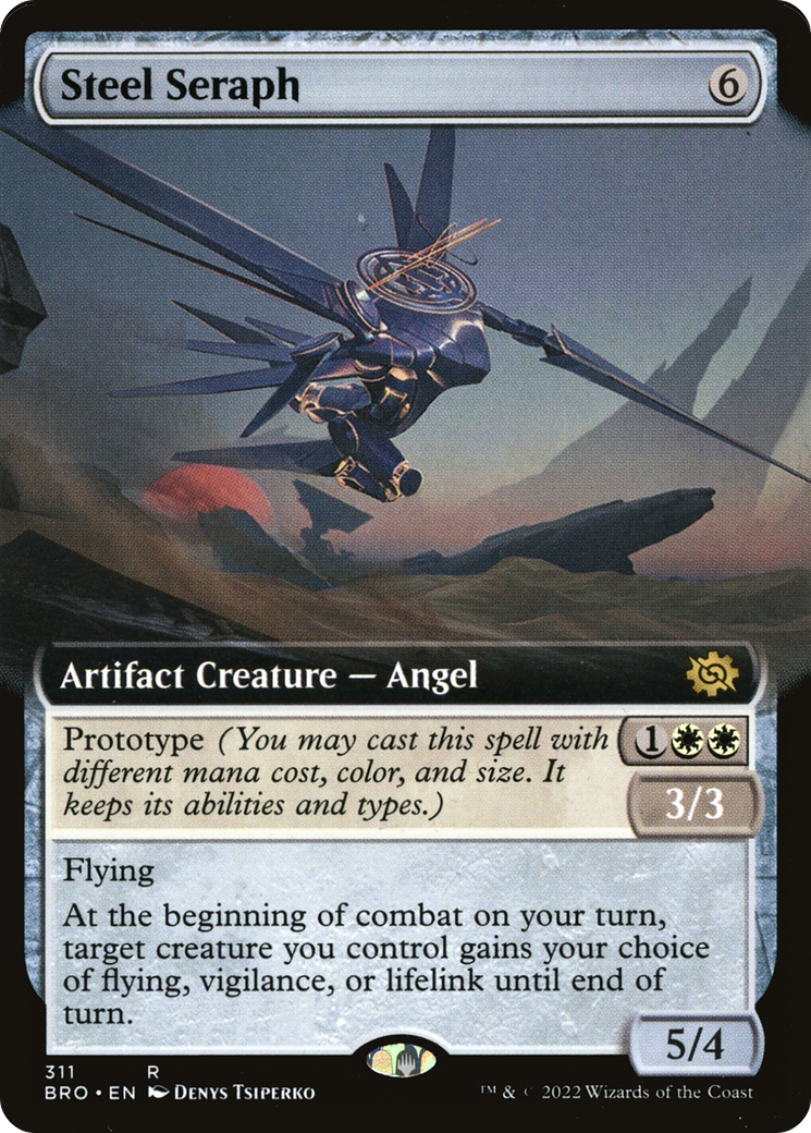 Steel Seraph (Extended Art) (BRO-311)  Foil - The Brothers' War: (Extended Art)