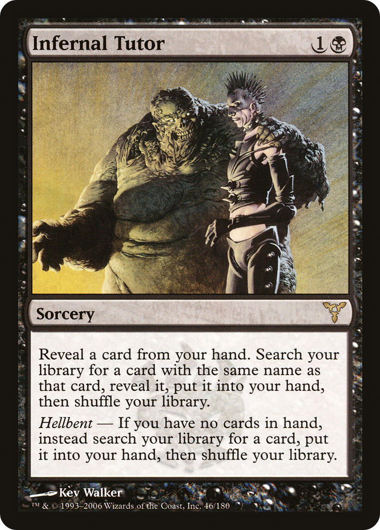 Infernal Tutor (DIS-046) - Dissension Foil