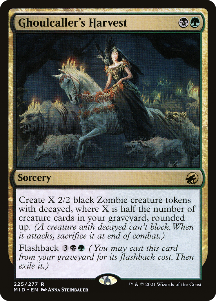 Ghoulcaller's Harvest (MID-225)  - Innistrad: Midnight Hunt