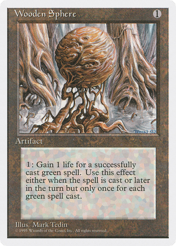 Wooden Sphere (4ED-)  - Fourth Edition
