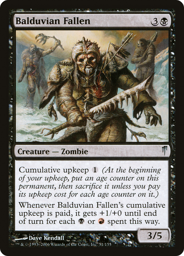 Balduvian Fallen (CSP-051)  Foil - Coldsnap