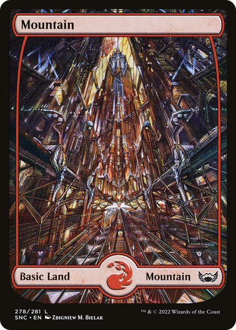 Mountain (278) (SNC-278)  Foil - Streets of New Capenna: (Full Art)